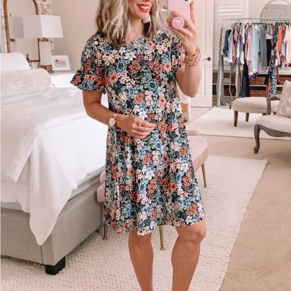 Loft Women’s Rayon Floral Dress Size XSP